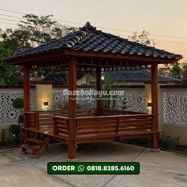 Jual Gazebo Kayu Kota Sukabumi