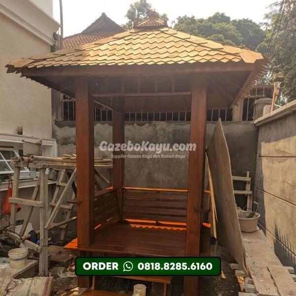 Jual Gazebo Kayu Waropen