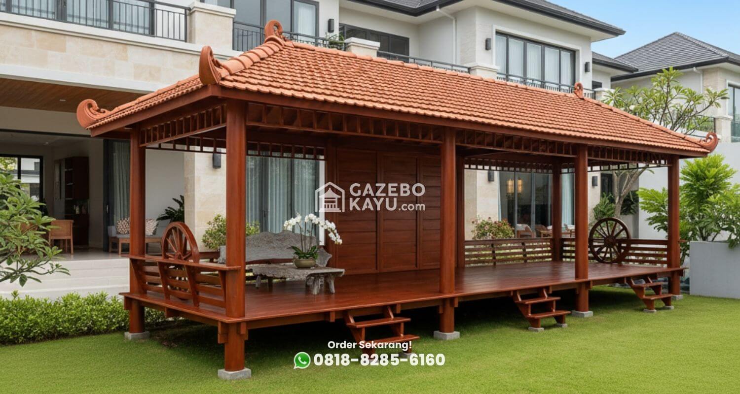 gazebo kayu jati Blora